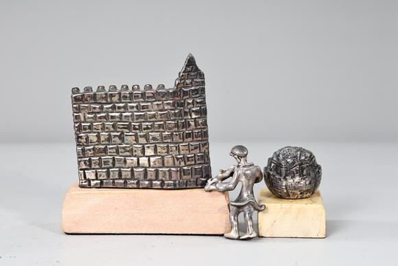 Karl s Collections IncI.Yeheskel Israel Sterling Silver Wall, Zadok Arts, Sterling Man Play Violin