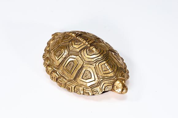 Karl s Collections IncMetropolitan Museum Art Turtle Gilt Paperweight MMA 1994