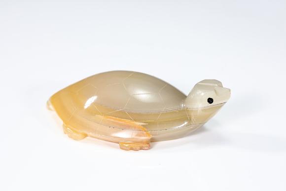 Karl s Collections IncHand Blown Glass Turtle Italy And Agate Turtle 