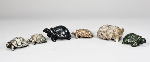Karl s Collections IncCollection Of Turtle Figurines Mixed Material 