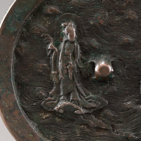 大阪美術(shù)商會(huì)宋 古銅觀音渡海鏡