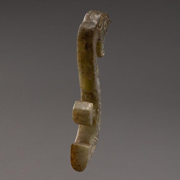 大阪美術(shù)商會戰(zhàn)國至漢 古玉帶鉤5點(diǎn)