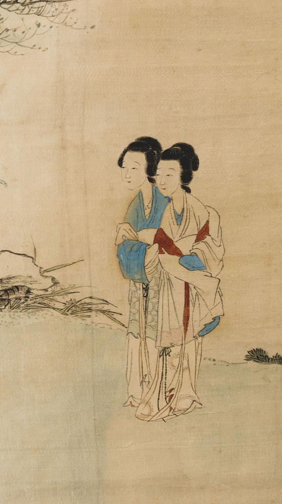 大阪美術(shù)商會王聲 美人折枝