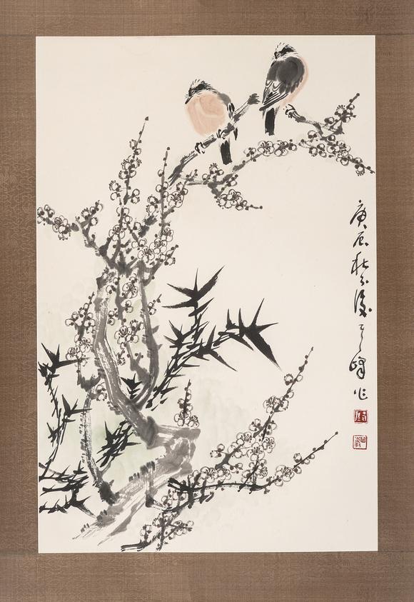 中鴻信孫其峰（1920-2023）?梅竹雙雀