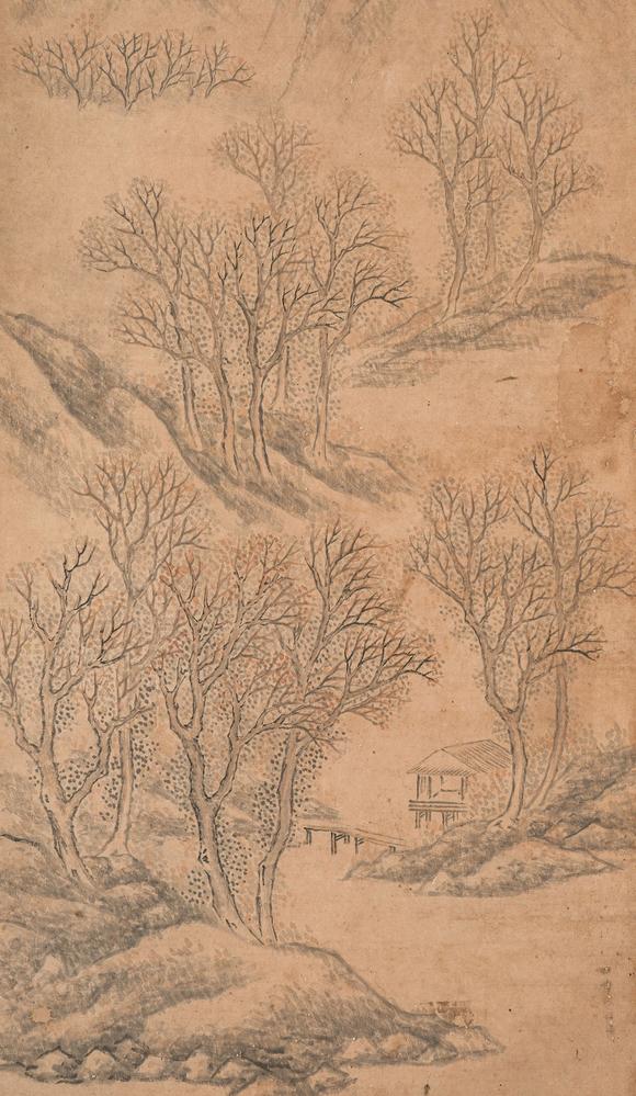 中鴻信奚岡(1746-1803)?秋山小閣