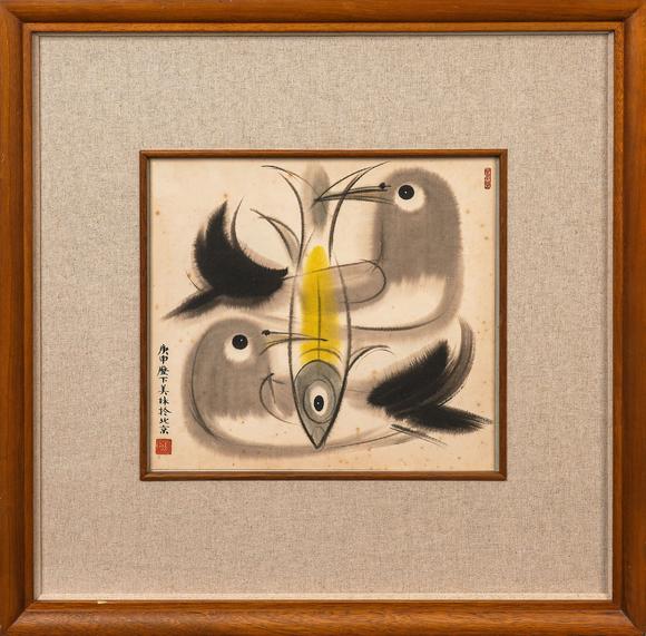 中鴻信韓美林（b.1936）?海鷗