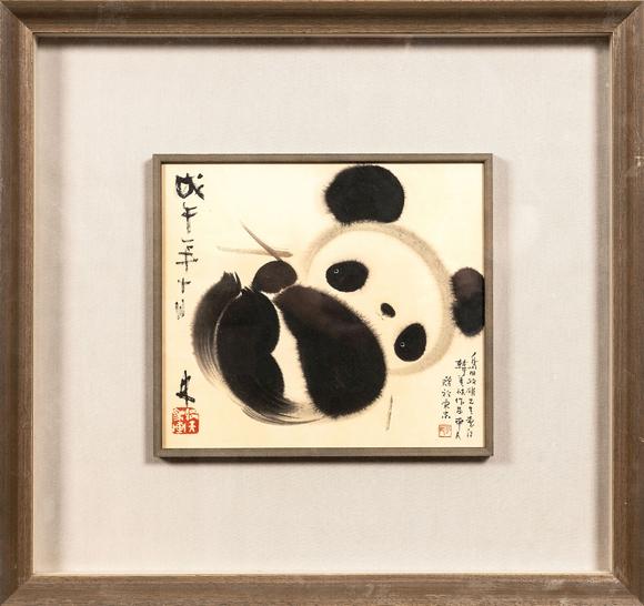中鴻信韓美林（b.1936）?熊貓