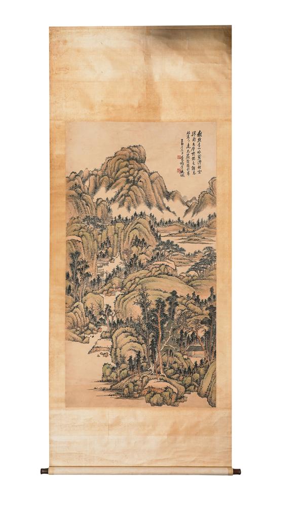 中鴻信吳待秋（1878-1949）?層巒疊翠圖