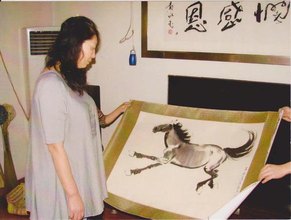 中鴻信徐悲鴻（1895-1953）?為吳晗繪《天馬圖》