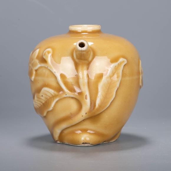 （和正堂株式會社）吉祥美術(shù)明 黃釉水注