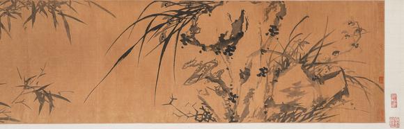 中鴻信文徵明（1470-1559）[明]?蘭竹圖卷