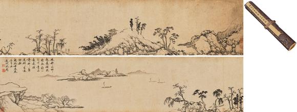 中鴻信沈周（1427-1509）[明]?吳中山居圖卷