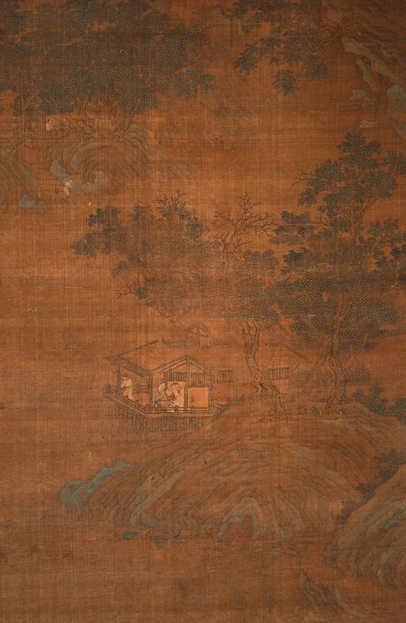 中鴻信佚名?山亭奕棋圖