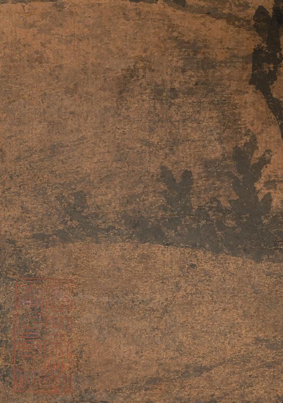 中鴻信王紱（1362-1416）?枯木竹石圖