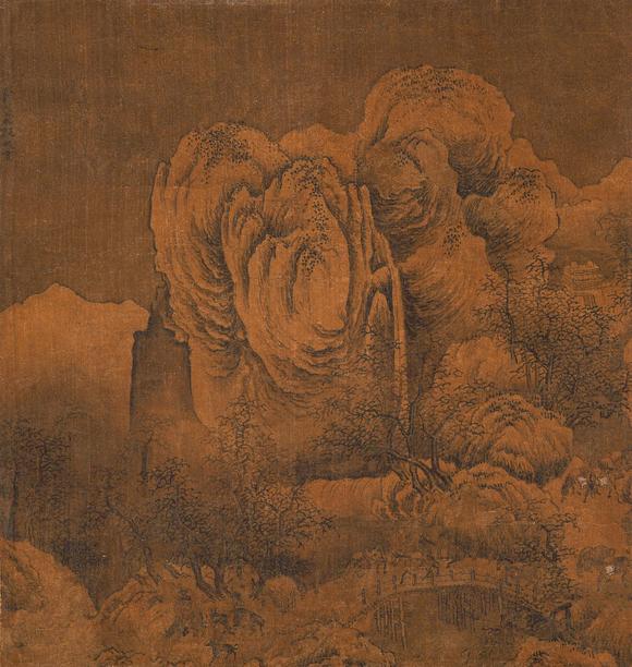 中鴻信郭熙(款)（1023-約1085）?陰崖密雪圖