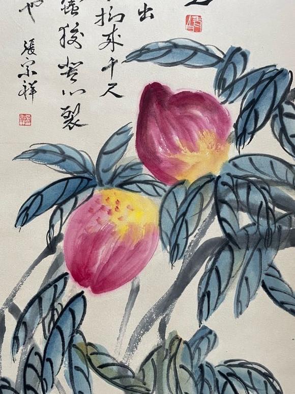 日本松町古美齊白石 花卉草蟲圖