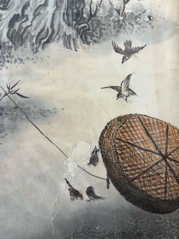 日本松町古美錢(qián)松巖 人物圖