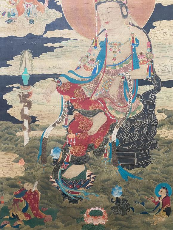 日本松町古美丁觀鵬 觀音