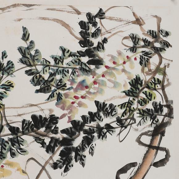 藝是拍賣王個簃 紫藤