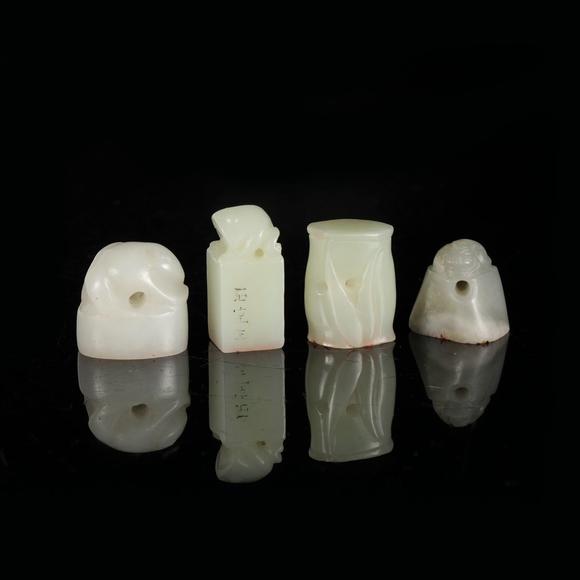 藝是拍賣清·玉印一組四件