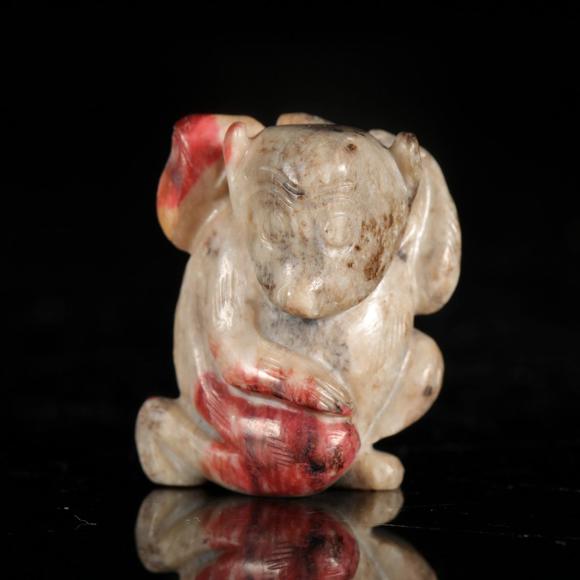 藝是拍賣清·玉猴捧壽掛件