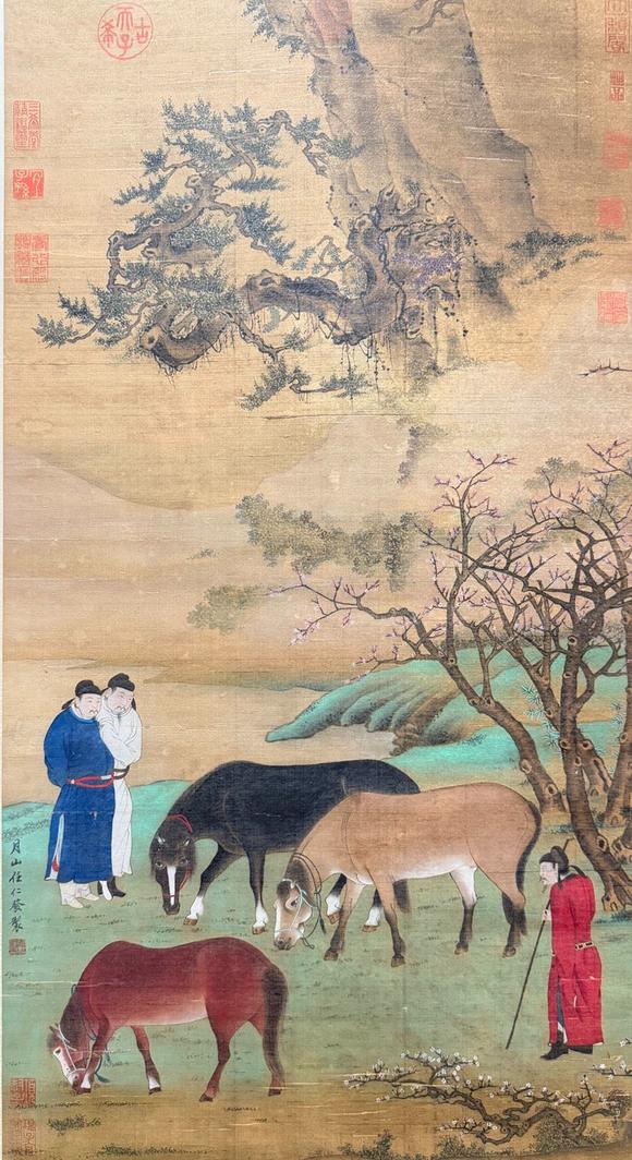 日本松町古美任仁發(fā) 閱馬圖