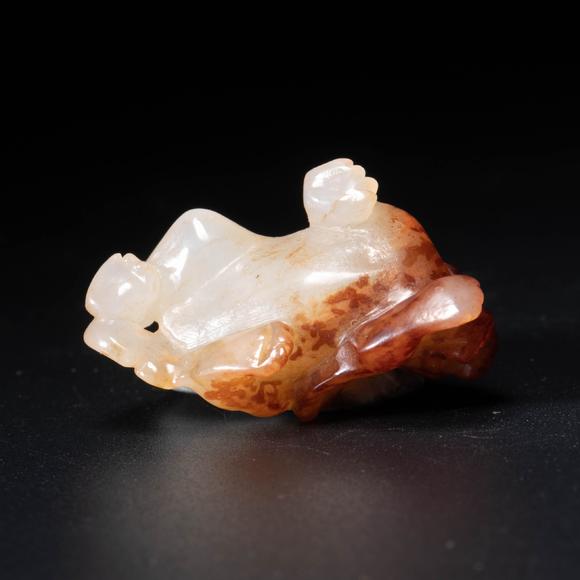 （和正堂株式會社）吉祥美術(shù)宋 紅沁玉獸