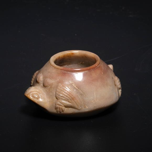 （和正堂株式會社）吉祥美術(shù)明 壽山石蛙形水盂