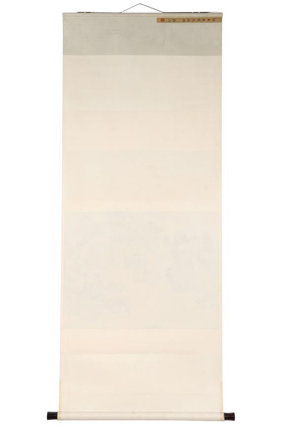 東京新日本張大千（1899-1983）　赤壁夜遊圖　絹本立軸