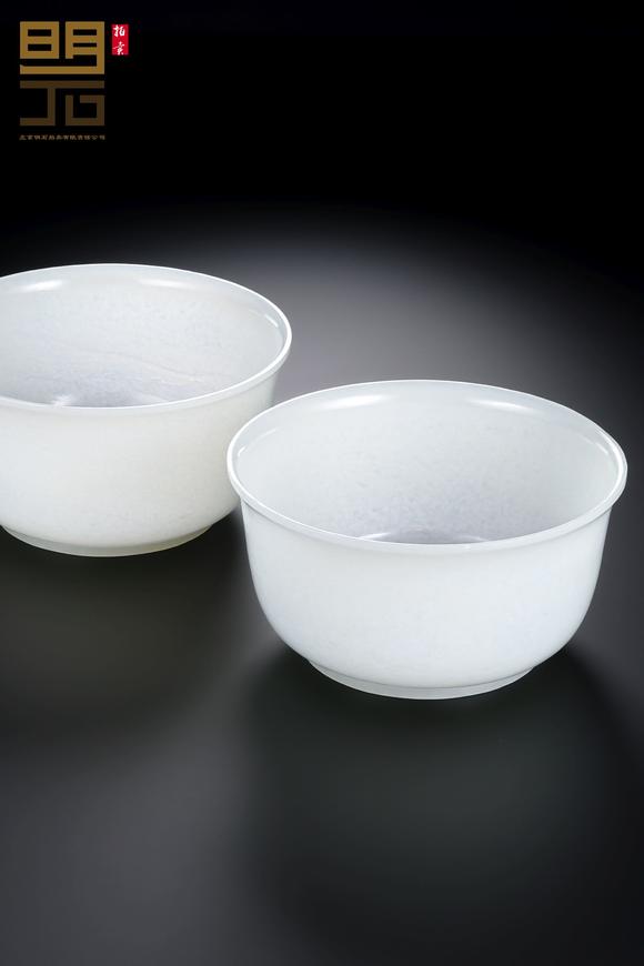北京明石拍賣有限公司清康熙 白玉碗一對(duì)