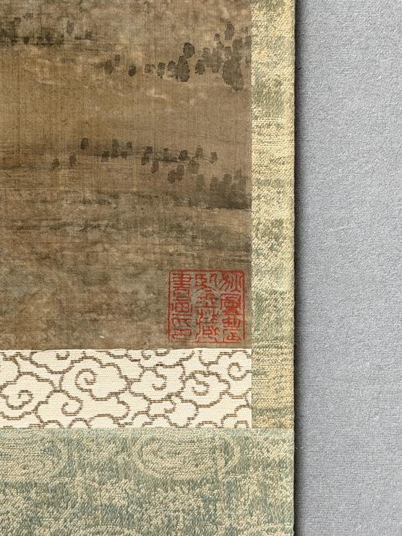 東京新日本高翔（1688-1753）　山水　絹本立軸