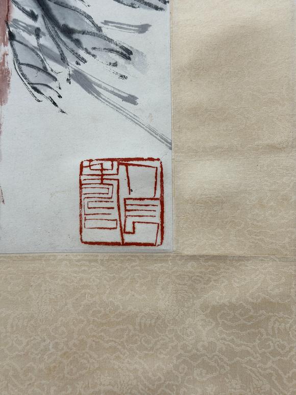 東京新日本齊白石（1864-1957）　願(yuàn)人人長壽　紙本立軸