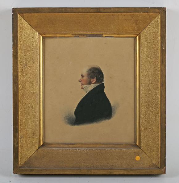 TooveysEnglish School (early 19th century) - Profile portraits of two gentl