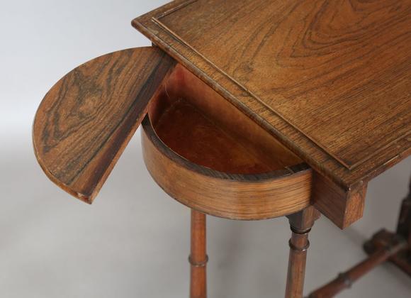 TooveysAn unusual mid-Victorian rosewood quartetto nest of occasional table