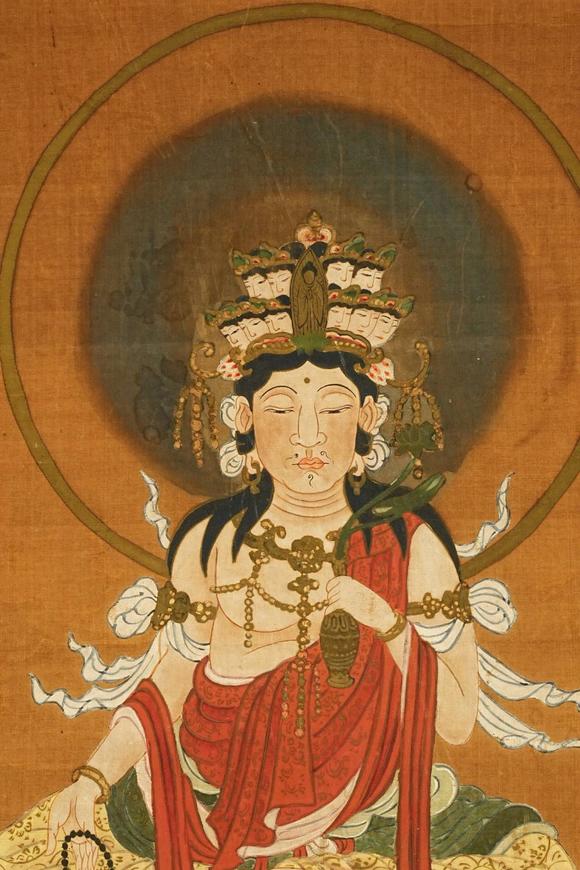 京都祇園會拍賣佚名 佛畫 絹本鏡心