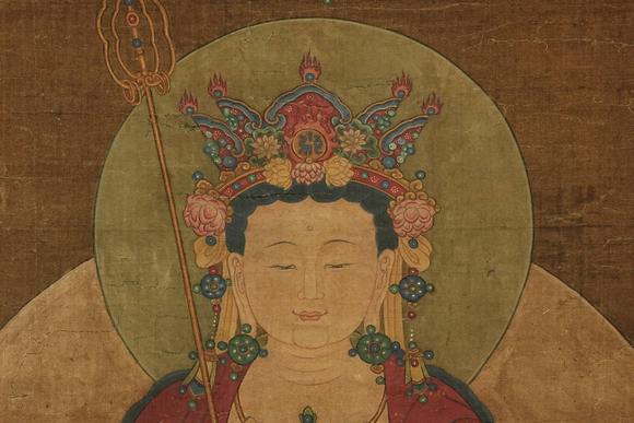 京都祇園會(huì)拍賣寶寧寺地藏王 水陸畫 絹本掛軸