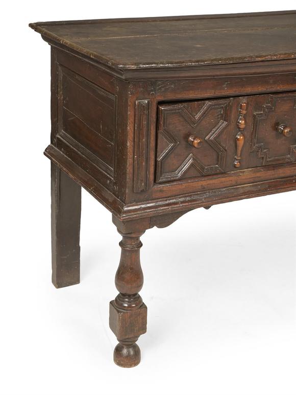 DreweattsA CHARLES II OAK DRESSER BASE, CIRCA 1685