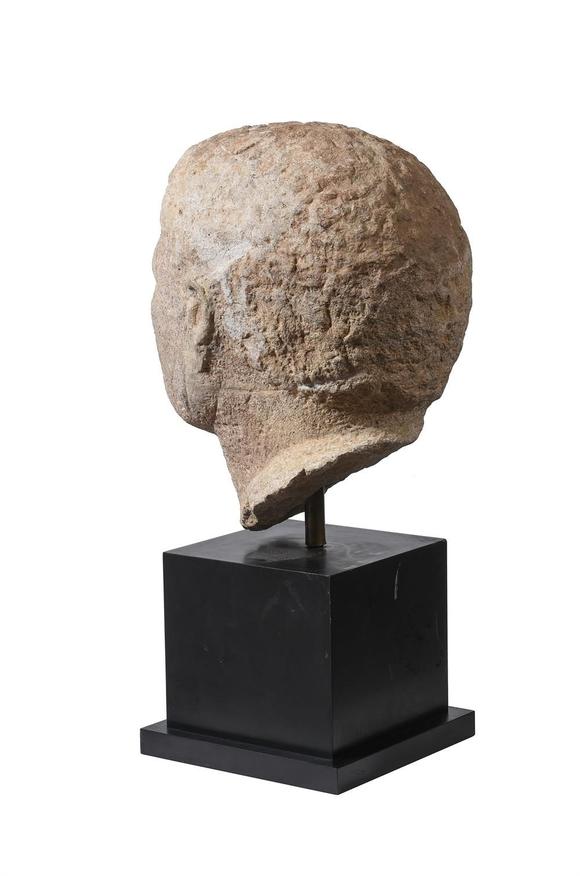 DreweattsA CARVED MARBLE PORTRAIT HEAD OF A ROMAN MAN