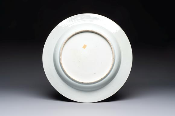 Rob Michiels AuctionsA large Chinese famille verte armorial 'Provinces' dish with the arms of Zutphen, Kangxi