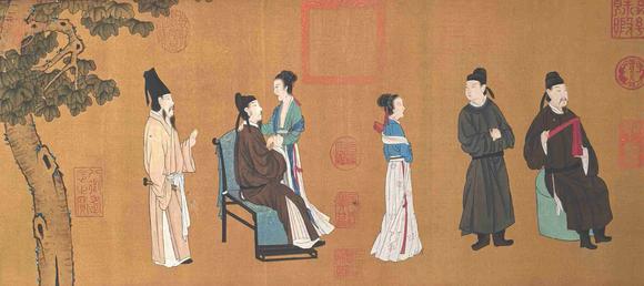 日本松町古美王獻(xiàn)之 宴樂(lè)圖 