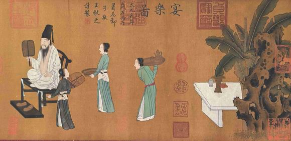 日本松町古美王獻(xiàn)之 宴樂圖 