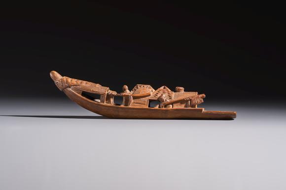 Rob Michiels AuctionsA group of 11 Chinese carved bamboo and wooden works, 19/20th C.