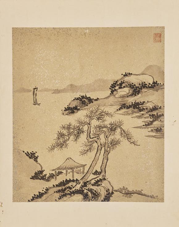 東京中央高鳳翰（1683-1749） 山水冊(cè)頁(yè)十幀