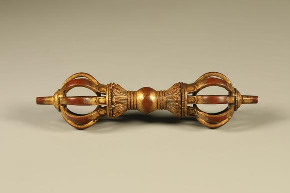 北京國(guó)經(jīng)湛然清 銅鎏金金剛杵法器