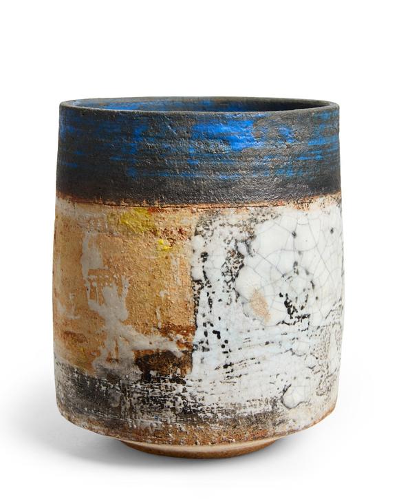 RoseberysRobin Welch (b.1936)?

Vase, 1999?
Stoneware with blue,