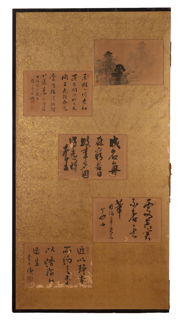 允臧齋19世紀(jì)  朝鮮圖文屏風(fēng)