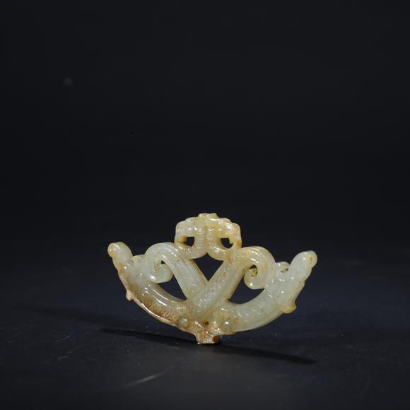 春和美術(shù)戰(zhàn)國(guó) 白玉雙龍玉佩