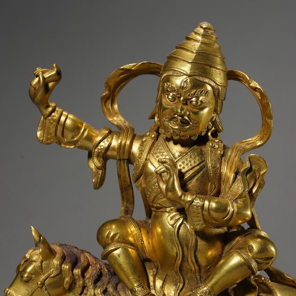 春和美術(shù)清 銅鎏金吉祥天母像