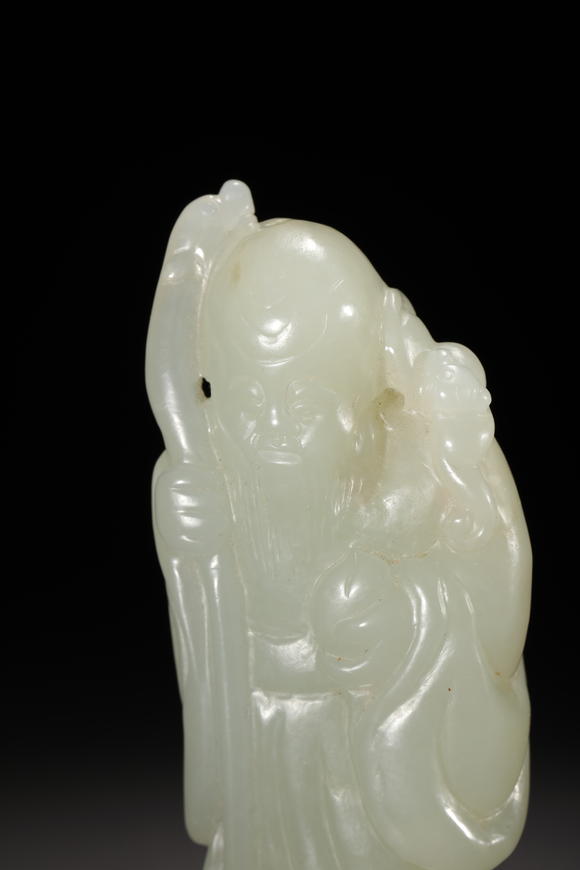 春和美術(shù)清代 和田玉壽星公