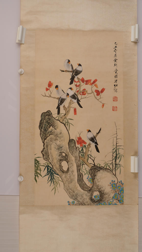 華岳國際溥佐  紅葉小鳥